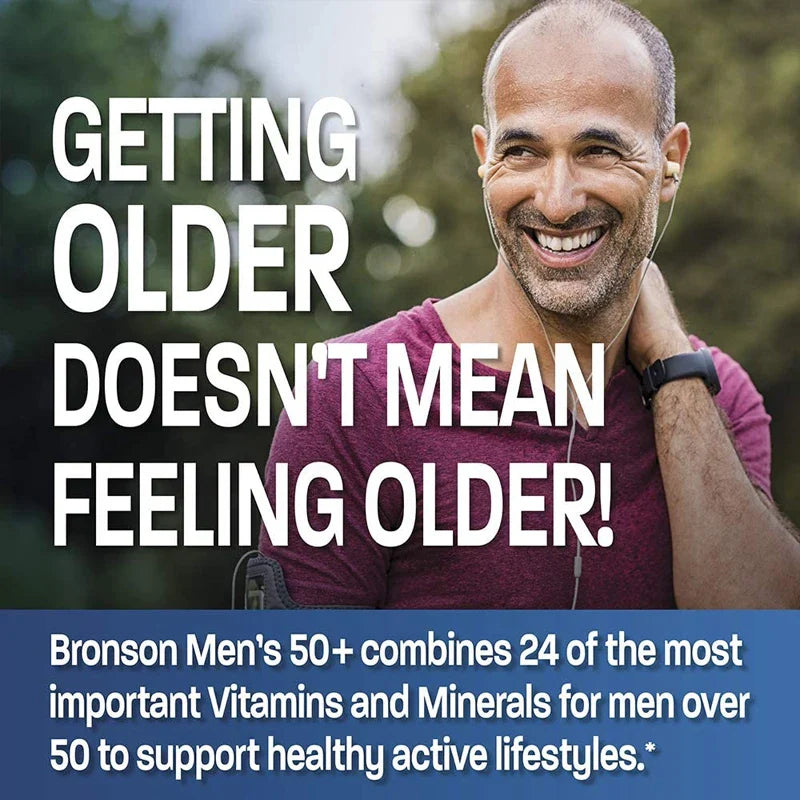 Multivitamin for men over 50 years old, natural high-quality formula, health supplement