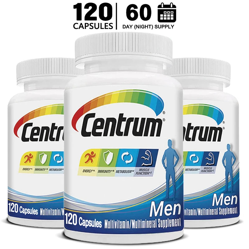 Multivitamins and Minerals, Energy, Muscle Mass, Immunity, Antioxidants, Immunity, Metabolism, Men's Nutritional Supplements