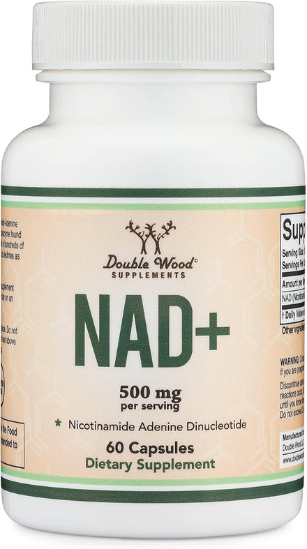 NAD+ Supplement NAD Booster Double Wood Brand in Pakistan Pure NAD+ Similar to Nicotinamide Riboside (Third Party Tested, Vegan Safe, Non-GMO) by Double Wood