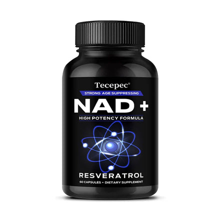NAD+ Supplements, Supplements with Quercetin + Resveratrol - Supports Cell Health, Muscle, Brain, Vision and Heart Health