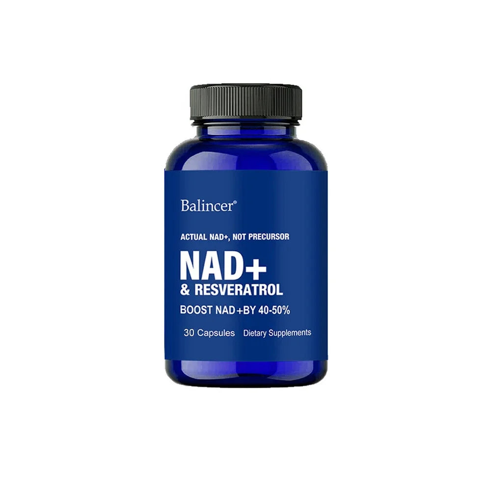 NAD Supplements, Supplements with Resveratrol + Vitamin B3, Nad Plus Boost Supplements - Supports Cellular Health