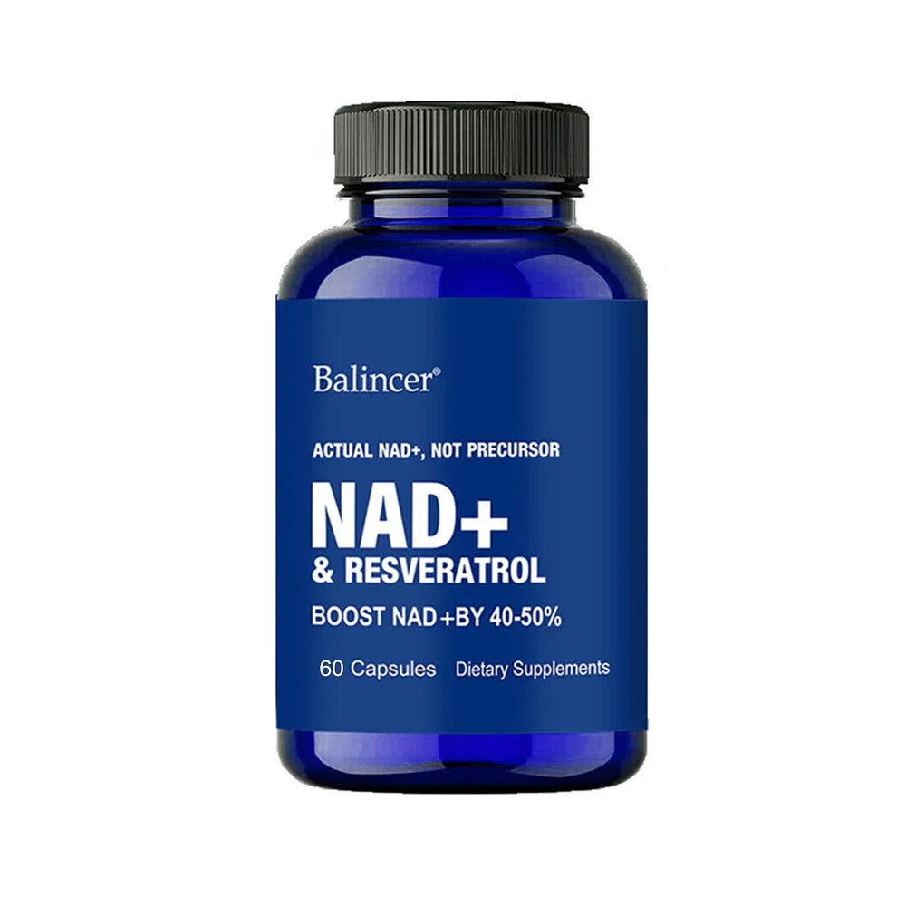 NAD Supplements, Supplements with Resveratrol + Vitamin B3, Nad Plus Boost Supplements - Supports Cellular Health