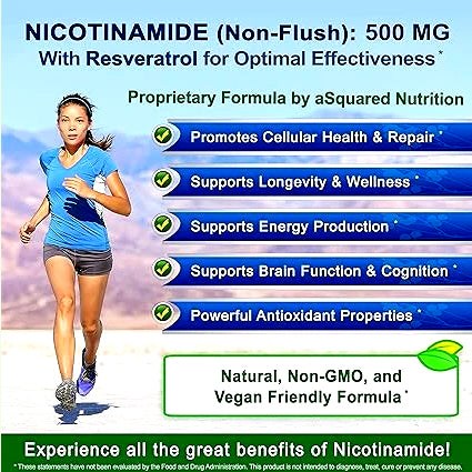 Niacinamide Food Supplement in Pakistan for Anti Aging DNA Repair, Cell Repair & NAD+