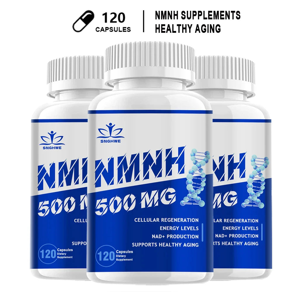 NMNH Supplements - Improve NAD Levels - Reduces Wrinkles,Skin Health -Energy,Immunity,Focus Support - NMN Capsules Alternatives