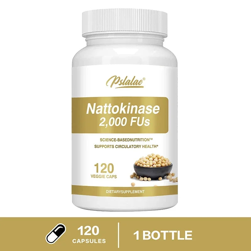 Nattokinase Supplement - Supports Heart Health & Circulatory & Normal Blood Flow, Non-GMO, Gluten Free