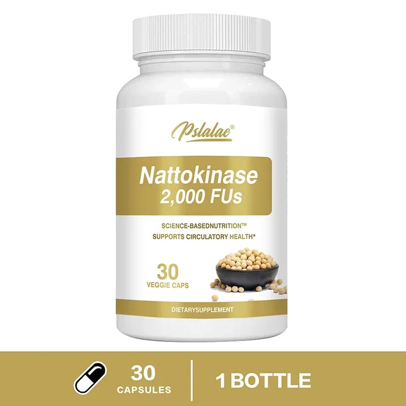 Nattokinase Supplement - Supports Heart Health & Circulatory & Normal Blood Flow, Non-GMO, Gluten Free