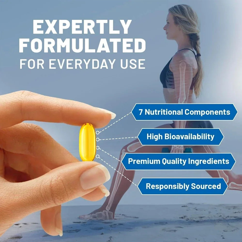 Natural Bee Venom Extract Glucosamine Chondroitin Capsules- Joint Support, Anti-Aging, Anti-Inflammation, Antioxidant, Cartilage