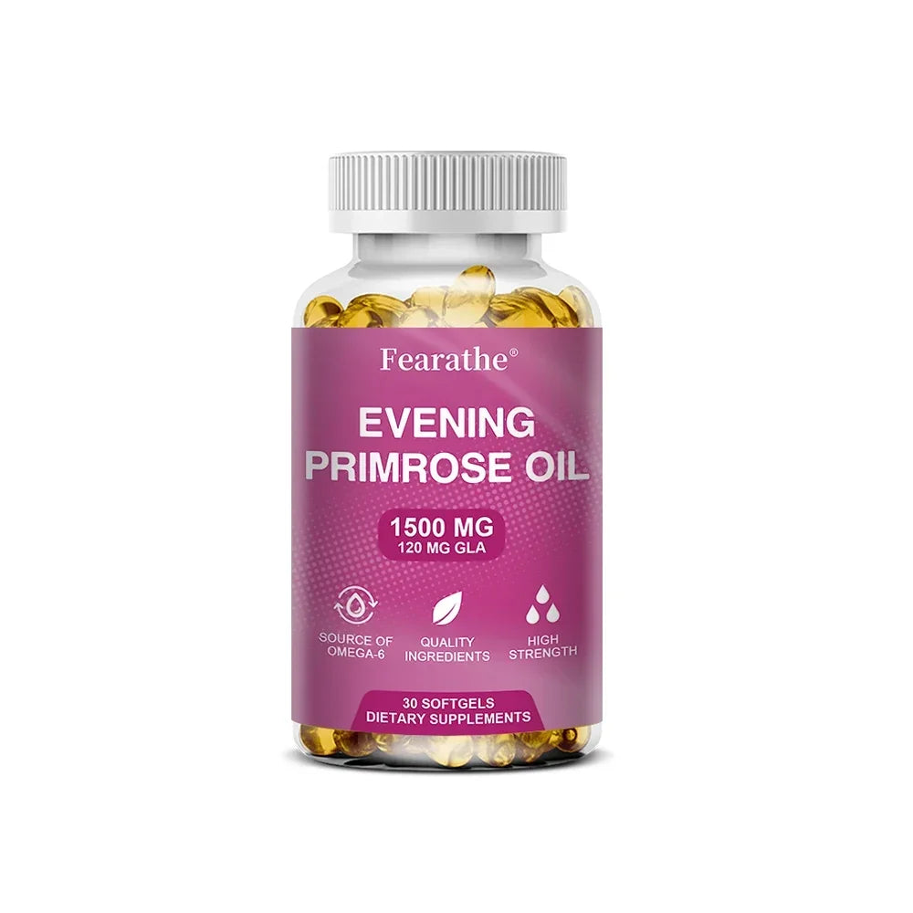 Natural Evening Primrose Oil Capsules Antioxidant Bone Strengthening Immunity Suitable for Women To Improve Endocrine Health