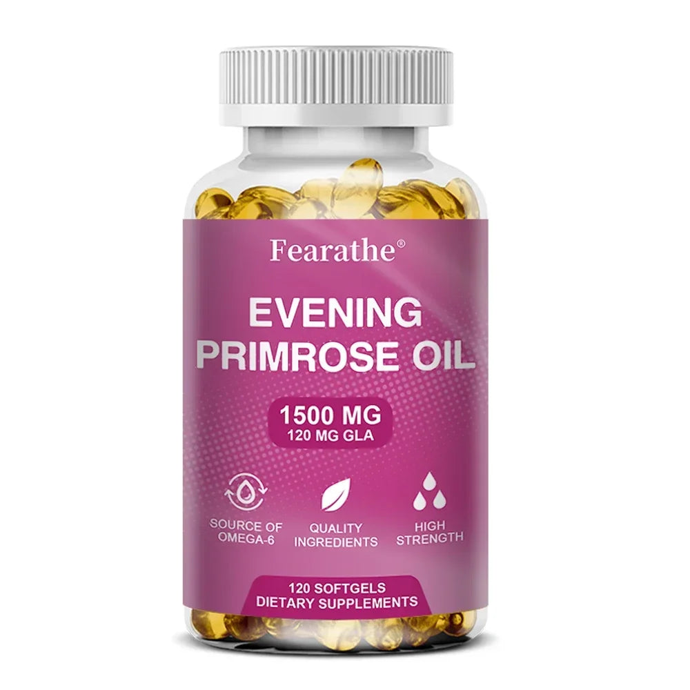 Natural Evening Primrose Oil Capsules Antioxidant Bone Strengthening Immunity Suitable for Women To Improve Endocrine Health