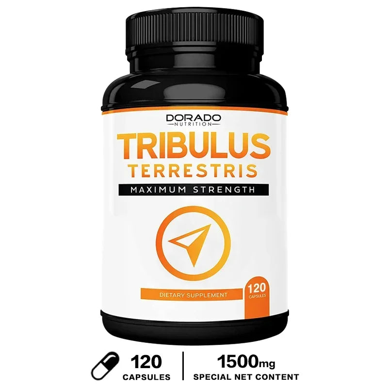 Natural Tribulus Terrestris - 10x Concentrated Extract Equivalent Supports Athletic Performance Gluten-Free, Non-GMO