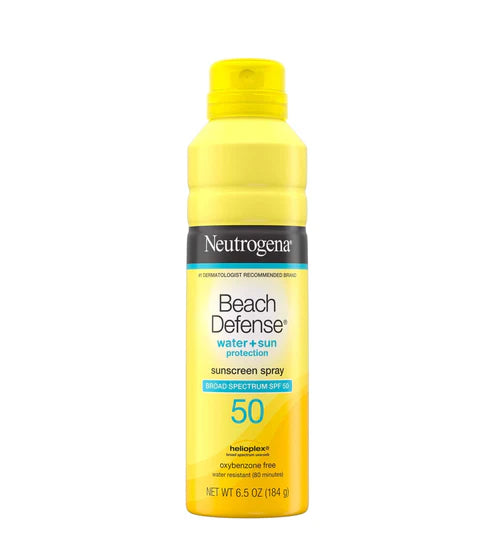 Neutrogena Sunscreen Spray Beach Defense Water + Sun Protection SPF 50