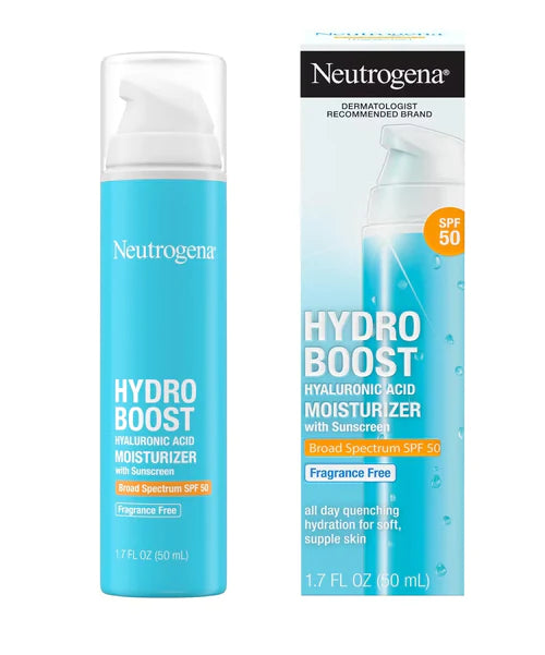 Neutrogena Moisturizer Hydro Boost Hyaluronic Acid SPF 50 in Pakistan
