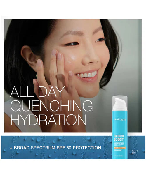 Neutrogena Moisturizer Hydro Boost Hyaluronic Acid SPF 50 in Pakistan