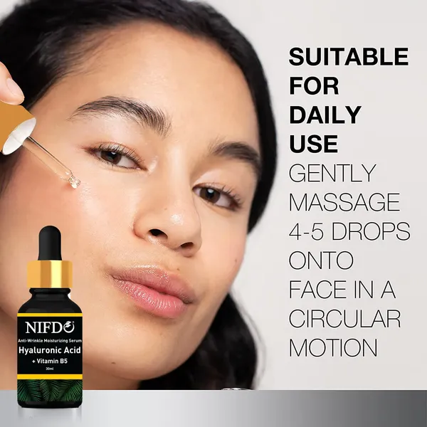 Nifdo Pure Hyaluronic Acid Serum with Vitamin B5, Anti Wrinkle Serum in Pakistan