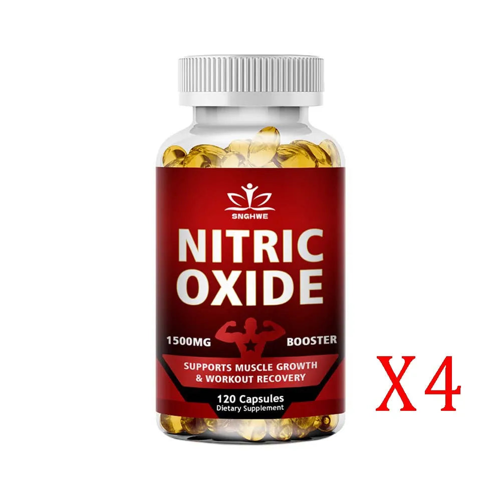 Nitric Oxide Booster Pre-Workout Boosts Muscle, Pump, Energy and Endurance,Performance & Muscle Mass,L-arginine Supplement