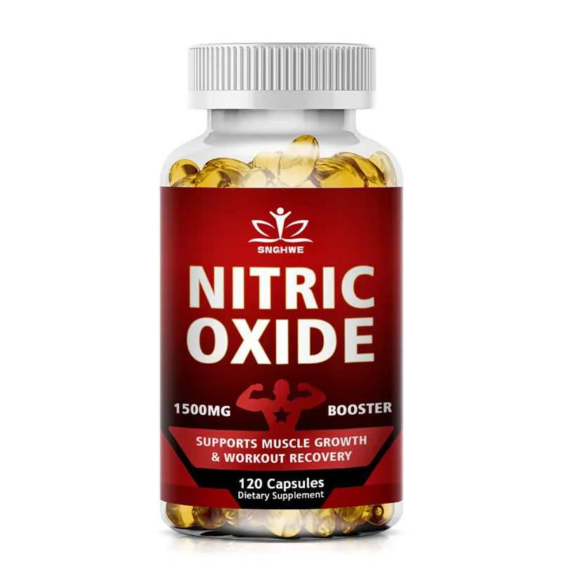 Nitric Oxide Booster Pre-Workout Boosts Muscle, Pump, Energy and Endurance,Performance & Muscle Mass,L-arginine Supplement