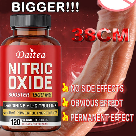 Nitric Oxide Booster Strength Pump Supplements Maximum Blood Flow Increases Muscle Pump Energy Endurance
