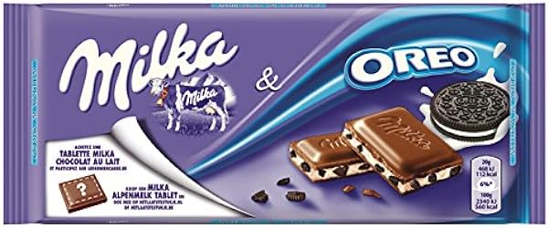 Oreo Alpine Milk Chocolate, 3.5 oz Bar-[Pack in Pakistan