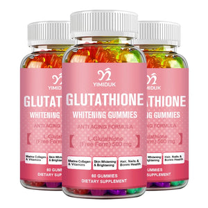 Organic Skin Whitening Gummies Glutathione Collagen Supplement Fudge Dull Collagen & Hyalyron acid Supplement in Pakistan