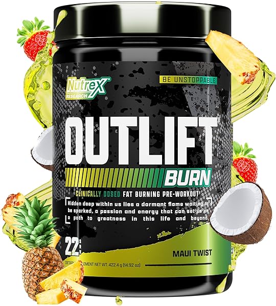 Outlift Burn Thermogenic Pre Workout Powder, 2 in 1 Performance & Shredding Supplement with Metabolyte, GBBGO (22 Servings, Maui Twist) in Pakistan in Pakistan Outlift Burn Thermogenic Pre Workout Powder, 2 in 1 Performance & Shredding Supplement with Metabolyte, GBBGO (22 Servings, Maui Twist) in Pakistan in Pakistan