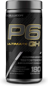 P6 Ultimate GH Test Booster for Men, Growth Hormone Support Pills for Protein Synthesis & Fat Metabolism, 180 Capsules in Pakistan