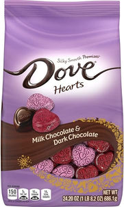 PROMISES Milk & Dark Chocolate Valentines Day Candy Hearts, 24.2 oz Bag in Pakistan