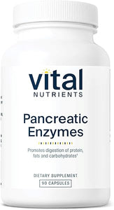 Pancreatic Enzymes 1000mg (Full Strength) | Pancreatin Digestion Supplement with Protease, Amylase & Lipase | Digestive Enzymes | Gluten, Dairy, and Soy Free | 90 Capsules in Pakistan