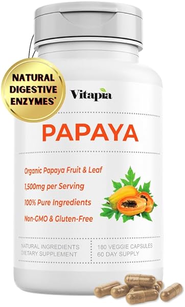 Papaya Fruit Enzyme Capsules for Digestion, B in Pakistan