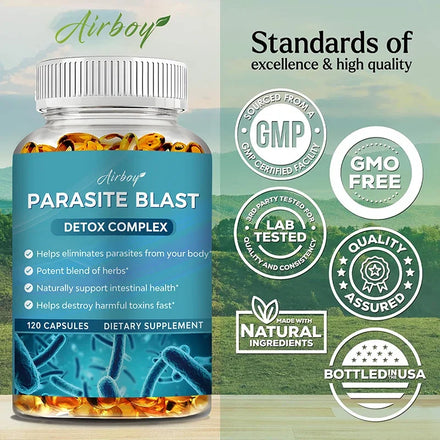 Parasite Blast - Promotes Intestinal Health, Metabolism, Digestive Health, and Improves The Immune System