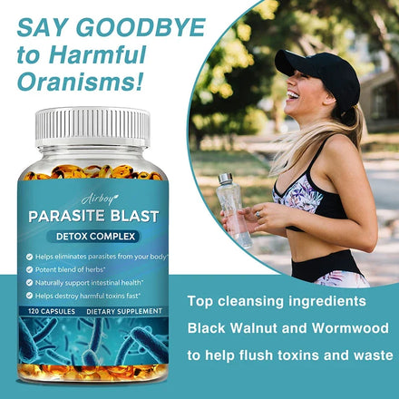 Parasite Blast - Promotes Intestinal Health, Metabolism, Digestive Health, and Improves The Immune System