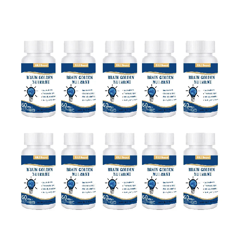 Premium Nootropics Smart Supplement Improve Intelligence Focus Memory & Creativity,Recover Brain Injury IQ Booster Ginkgo Biloba