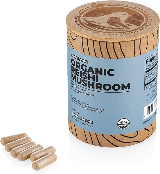 Reishi Organic Mushroom Supplement Capsules | in Pakistan