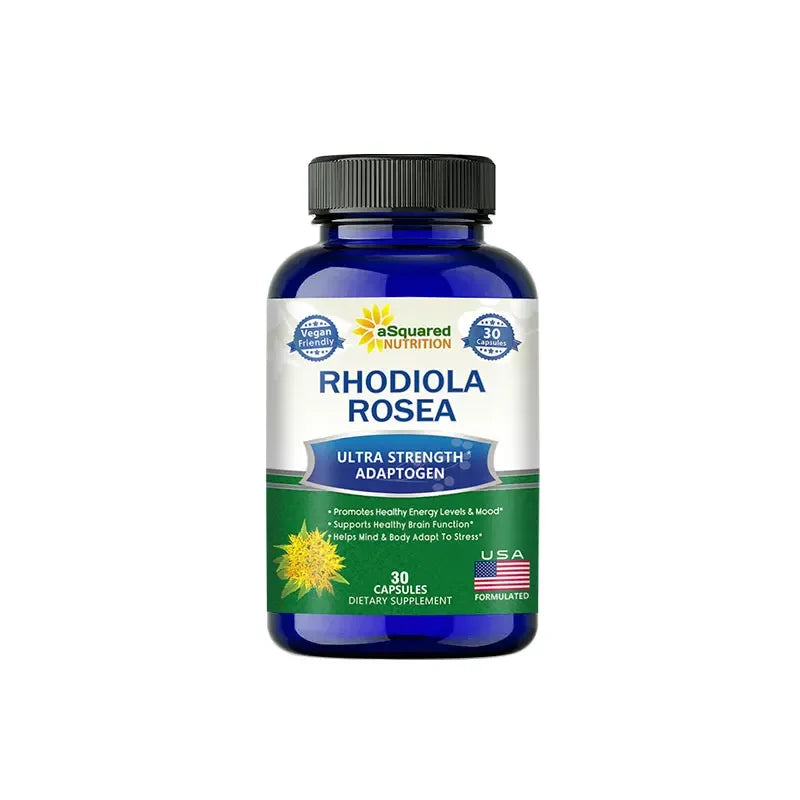 Rhodiola Rosea Capsules - Super Adaptogen - High Strength Rhodiola Rosea Complex Supplement, Mood, Brain, Non-GMO, Gluten-Free