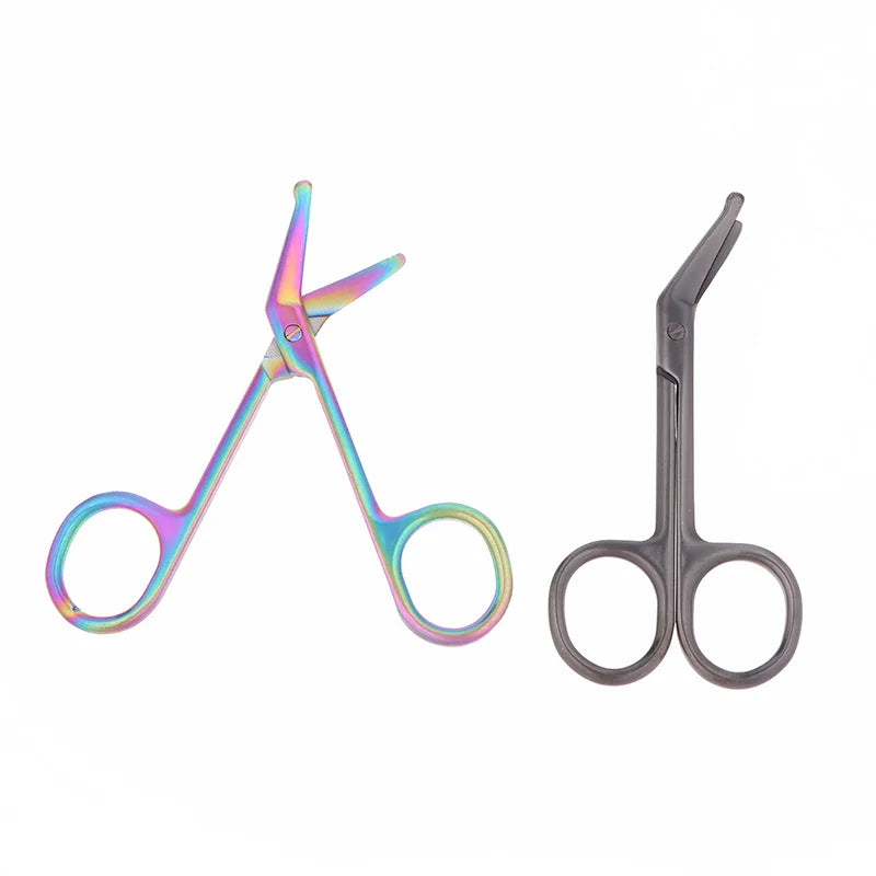 11CM Stainless Steel Gauze Bandage Scissors Dressing Surgical Scissors Household Plaster Scissors Nurse Scissors