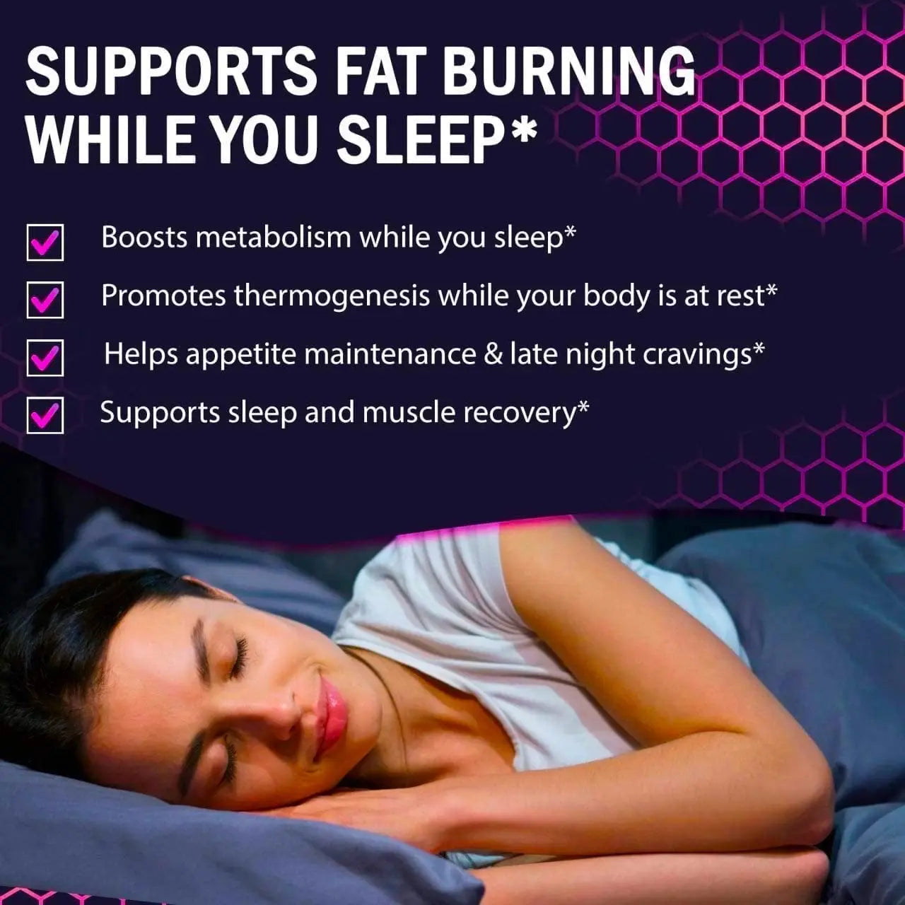Nighttime Fat Burning Gummies - Fat Burning, Metabolism Boosting, Healthy Weight Management