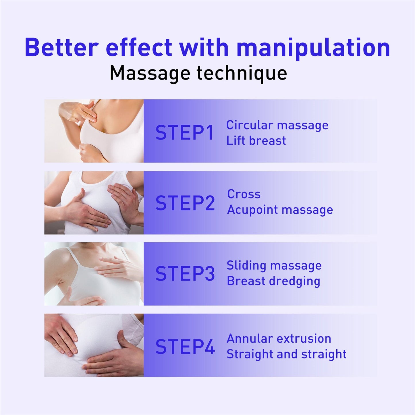 50g Breast Cream Breast Lifting Firming Improve Breast Sagging Rapid Growth Breast Enlargement Body Cream for Bigger Boobs Busto