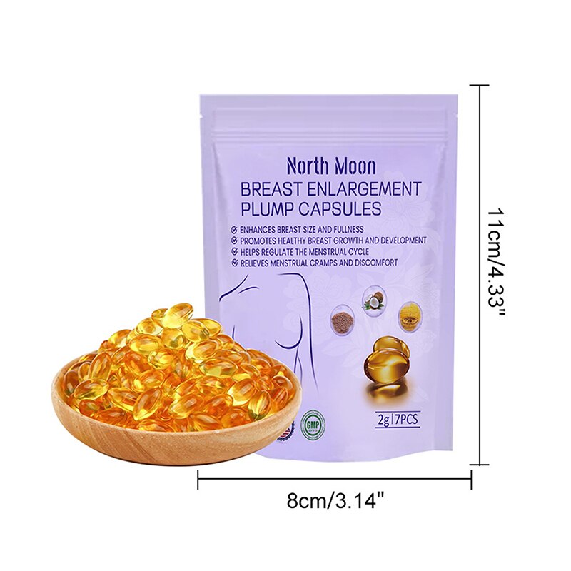 7Pcs Breast Enlargement Essential Oil Capsules Farming Enhancement Breast Enlarge Big Bust Enlarging Massage Breast Enlargement