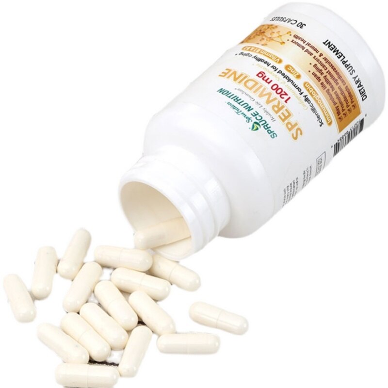 Spruce Small Molecule Spermidine Capsules 30 Capsules Free Shipping