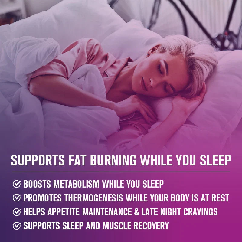Night Time Slimming Fat Burning Capsule Weight Loss Support Appetite Suppression Powerful Fat Burner Beauty Immune System Health