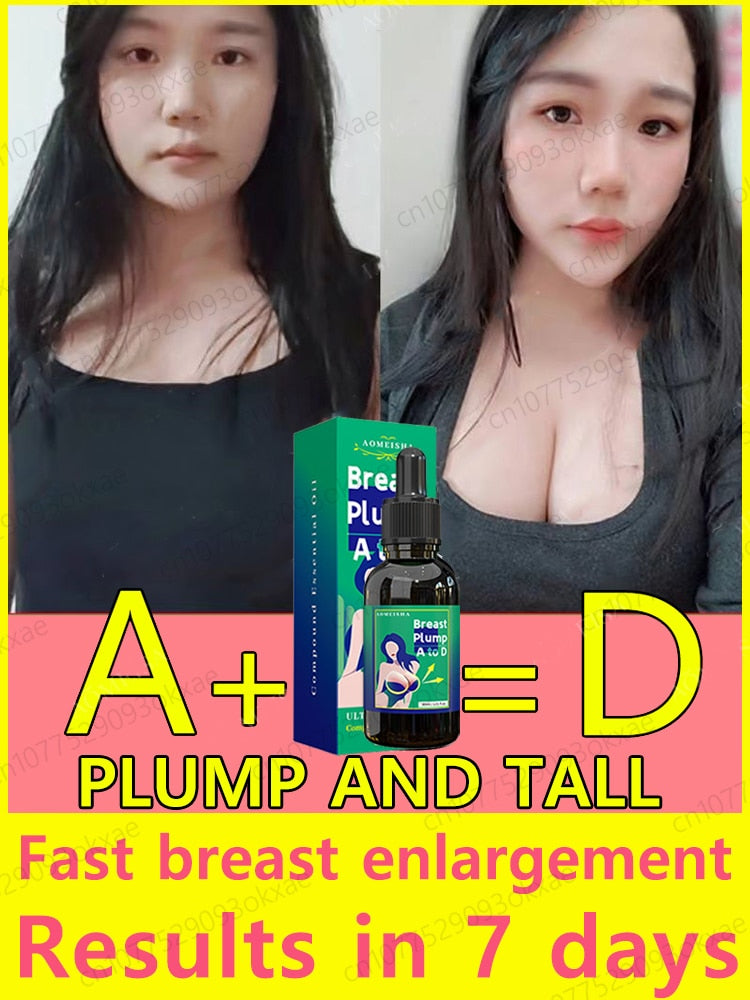 Breast Enlargement Oil Boobs Bigger Breast Lift Firming Increase Breast Enhance Boobs Growth Up Bust Plump Up Breast Enlarge Oil