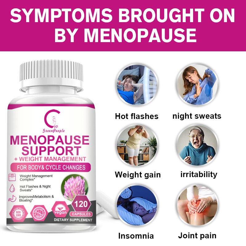 GPGP Greenpeople Women's Supplement Helps Relieve Period Pain Balance Endocrine System Hormones Support Energy & Improve Mood