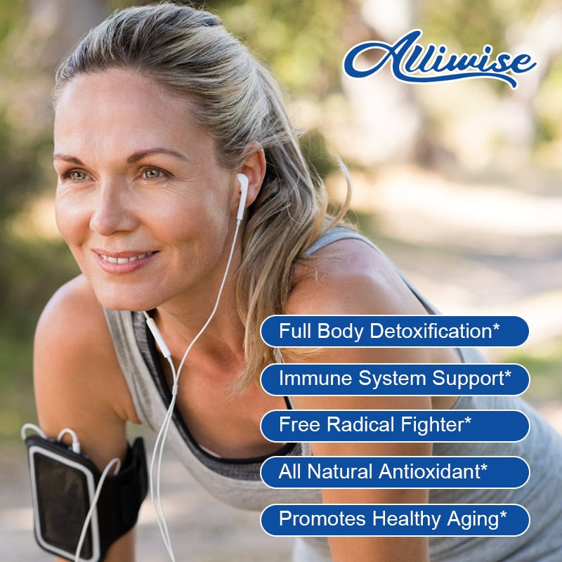 Alliwise Glutathione Collagen Capsules Supplement Antioxidant Anti-Aging Boosting Immunity Dull Skin Whitening Health& Skin Care