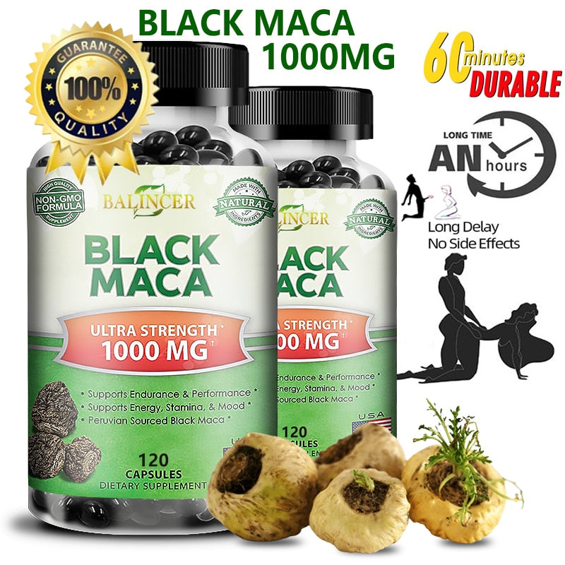 Balincer Men's Testosterone Supplement - Enhances Male Potency, Stamina & Strength, Increases Sex Drive & Muscle Mass