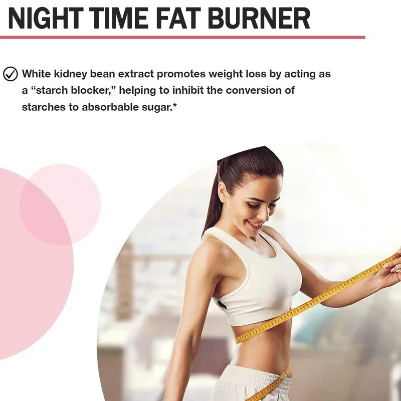 Night Fat Burner - Sleep Supplement, Appetite Suppressant, Energy Supplement - Premium Fat Burning, Muscle Growth, Metabolism