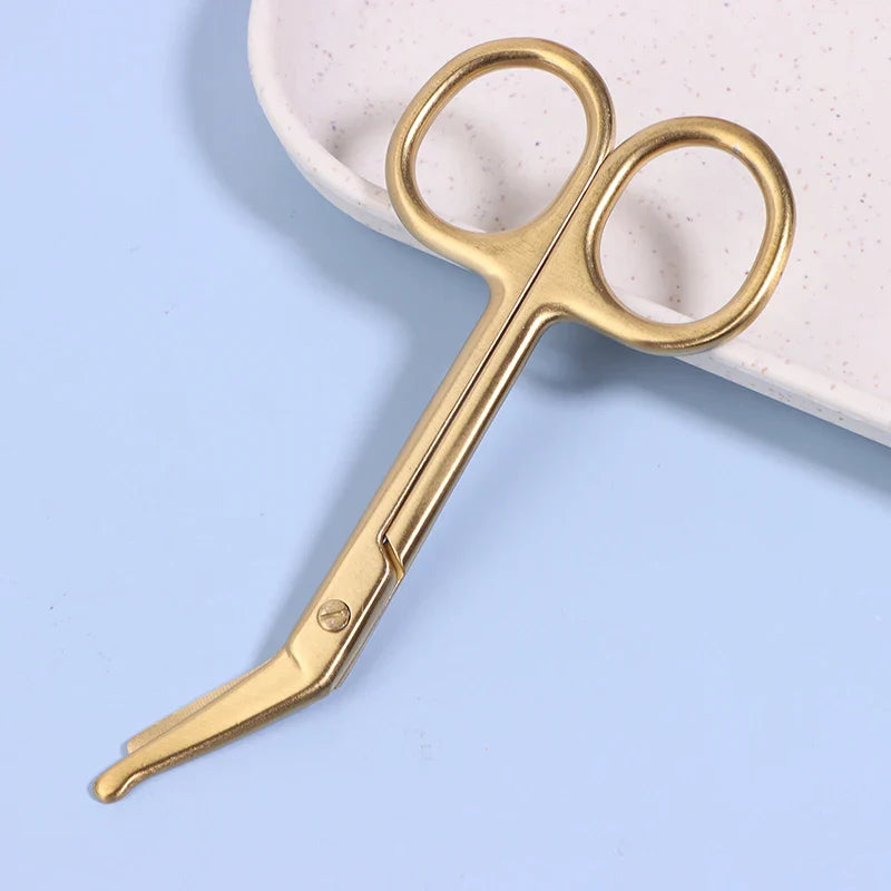 11CM Stainless Steel Gauze Bandage Scissors Dressing Surgical Scissors Household Plaster Scissors Nurse Scissors
