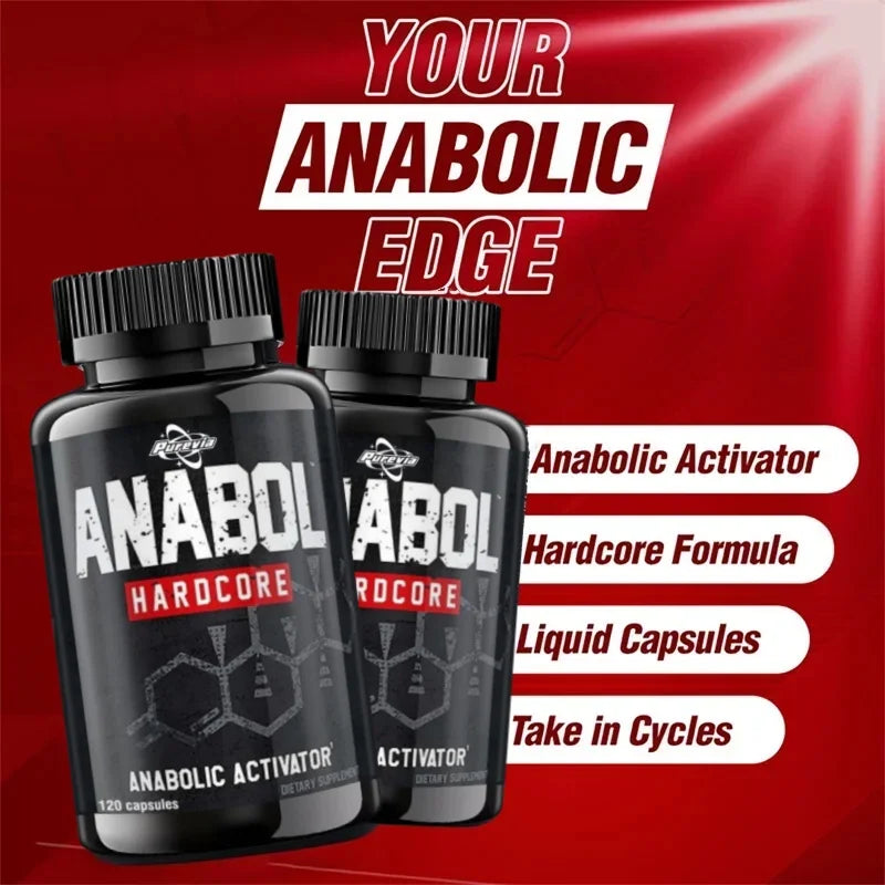 Anabol Hardcore Supplement - Helps Build Lean, Firm, High-quality Muscle,promoting Muscle Growth,recovery & Strength Enhancement
