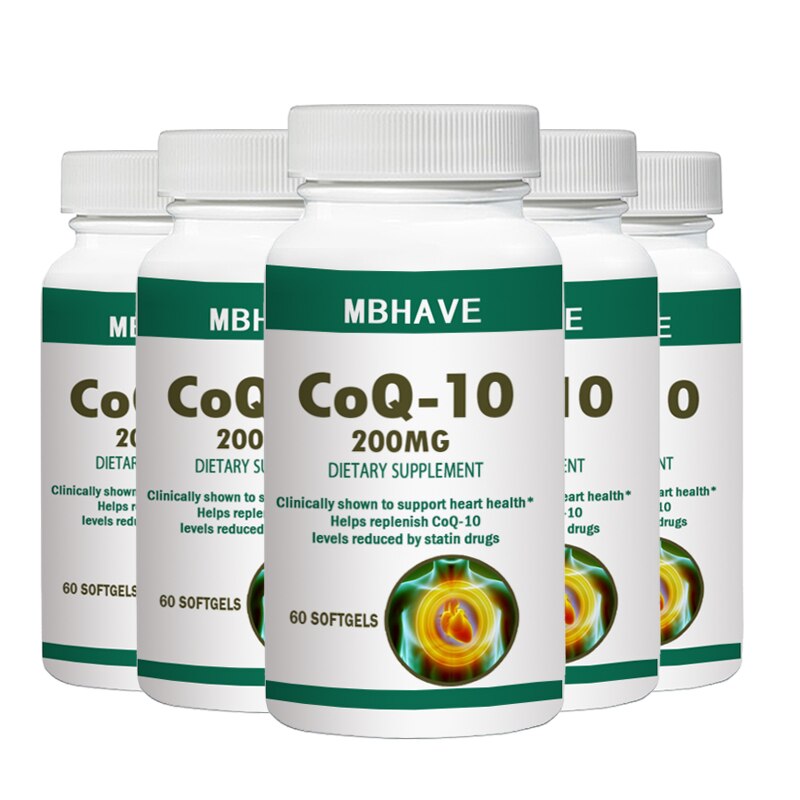 Heart Health Q10 200mg 60pcs Antioxidant Support Cellular Energy Production