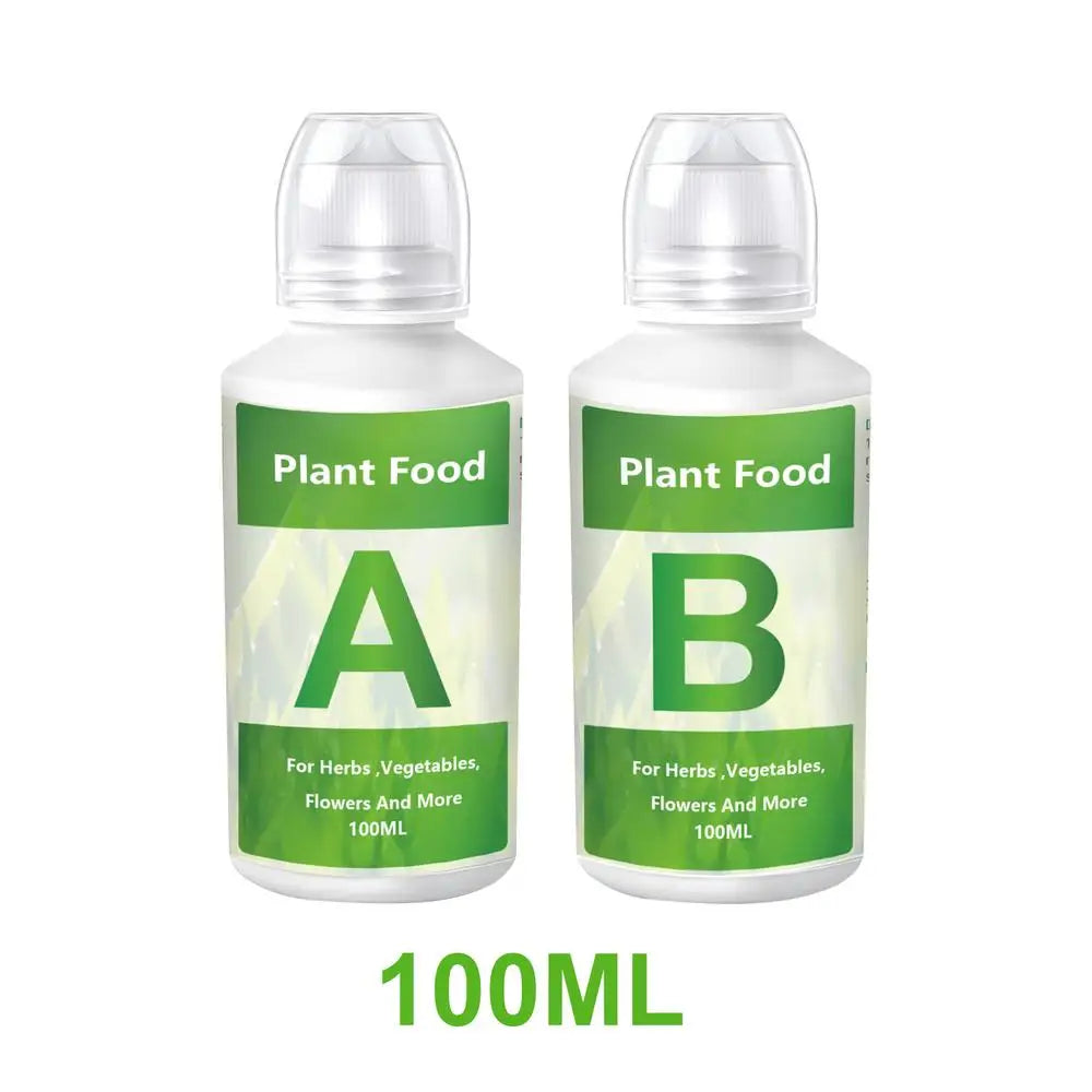 Fertilizer A and B Hydroponic Garden Plant Food Plant Fertilizer For Flowers Vegetables Grass Nutrients Garden Plant Using