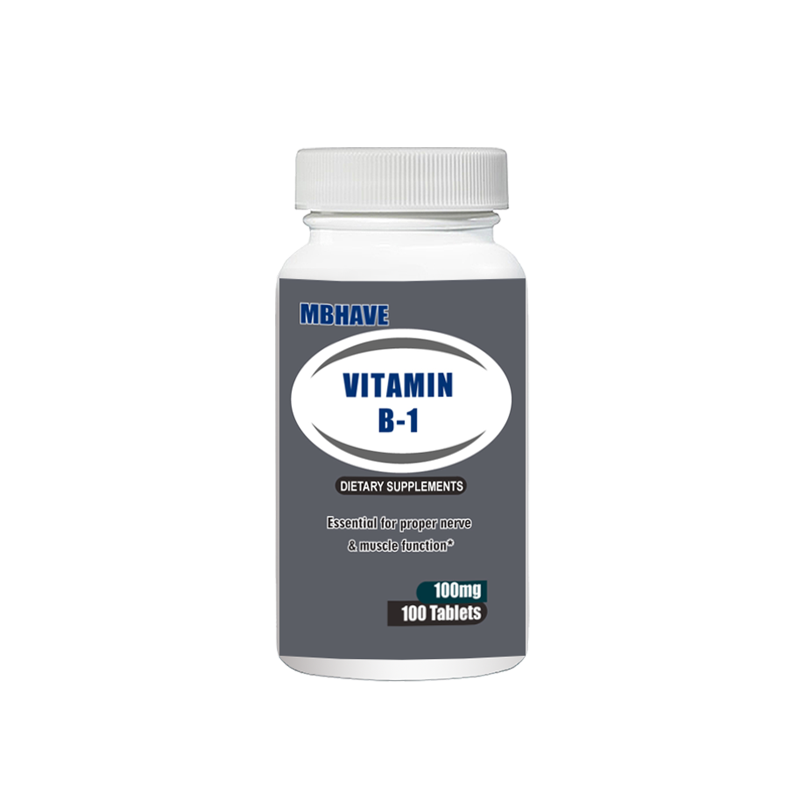 Vitamin B-1 100mg - 100 Tablets Essential for proper nerve & muscle function*