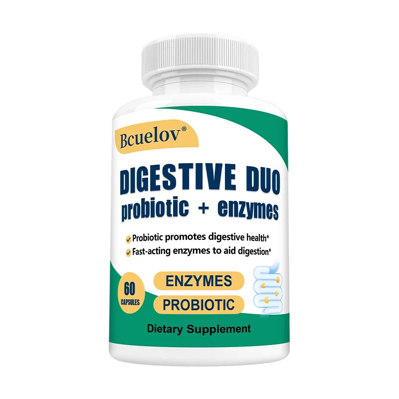 Digestive Enzyme Probiotic Capsules, Supports Gut Health, Immunity and Relieve Bloating, Promote Nutrition Digestion Supplement